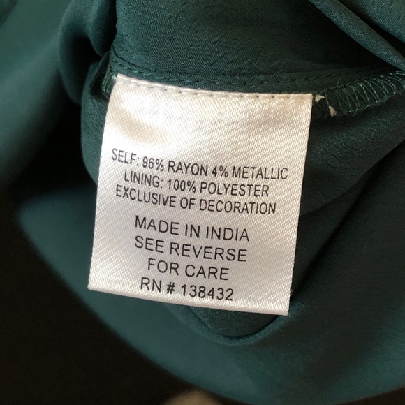 Modcloth Enchanting Evening Maxi Dress NWT Emerald Green and Gold Floor Length - Picture 15 of 16